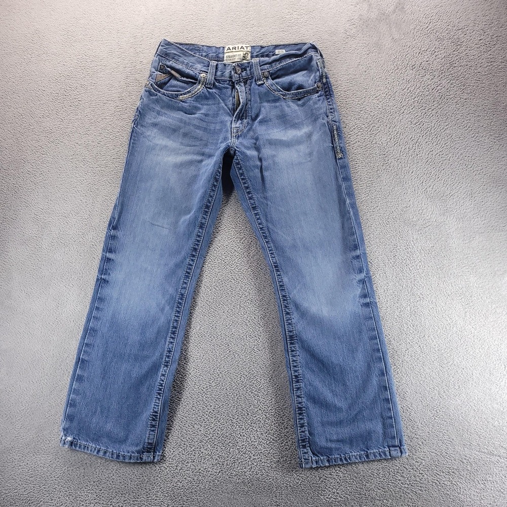 Ariat M5 Jeans Mens 32x30 Blue Straight Workwear Construction Western